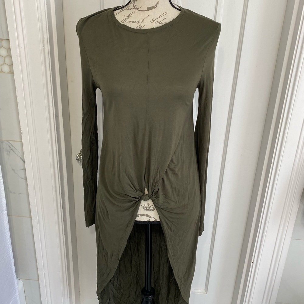 High Lo Long Sleeve Shirt